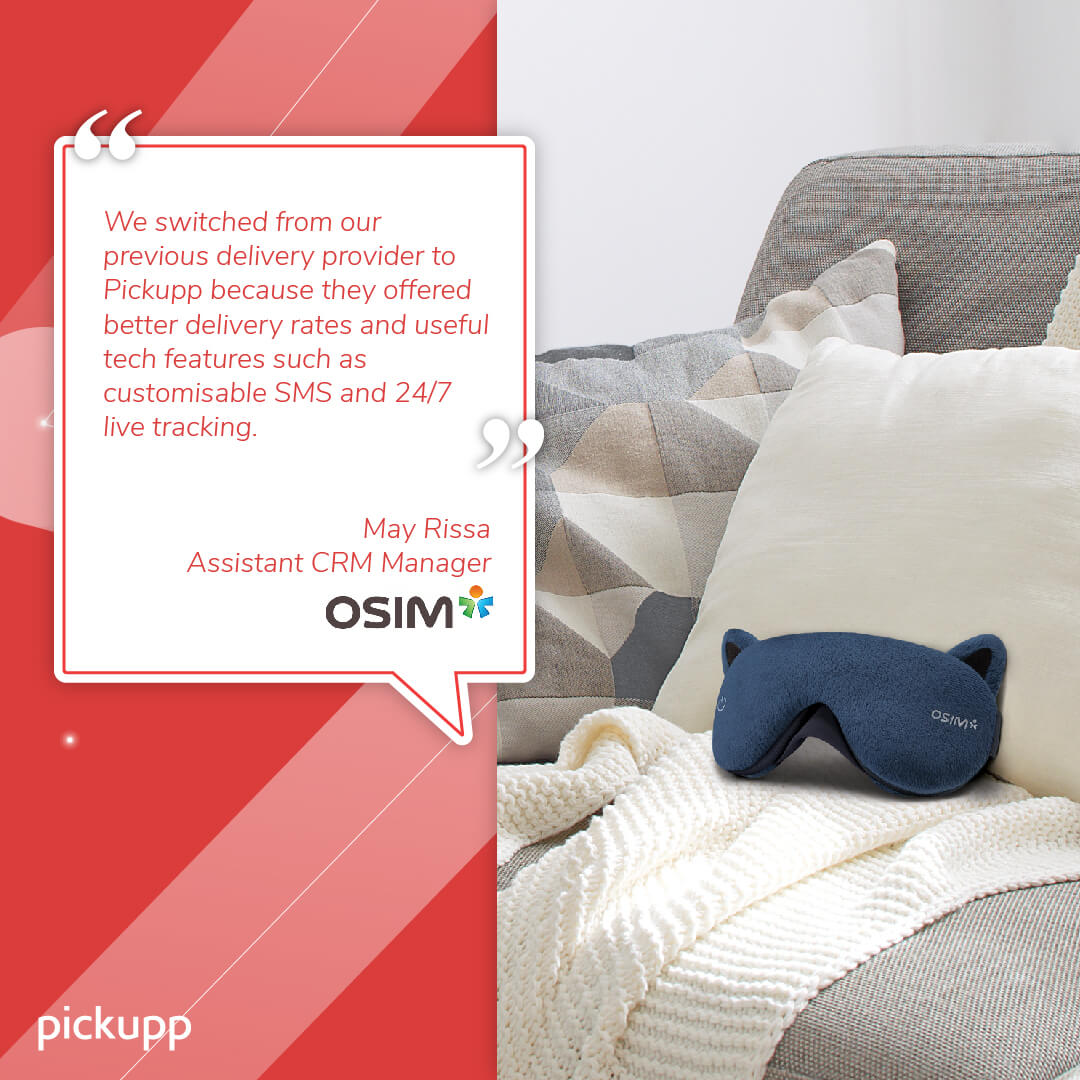 OSIM Delivers With Pickupp