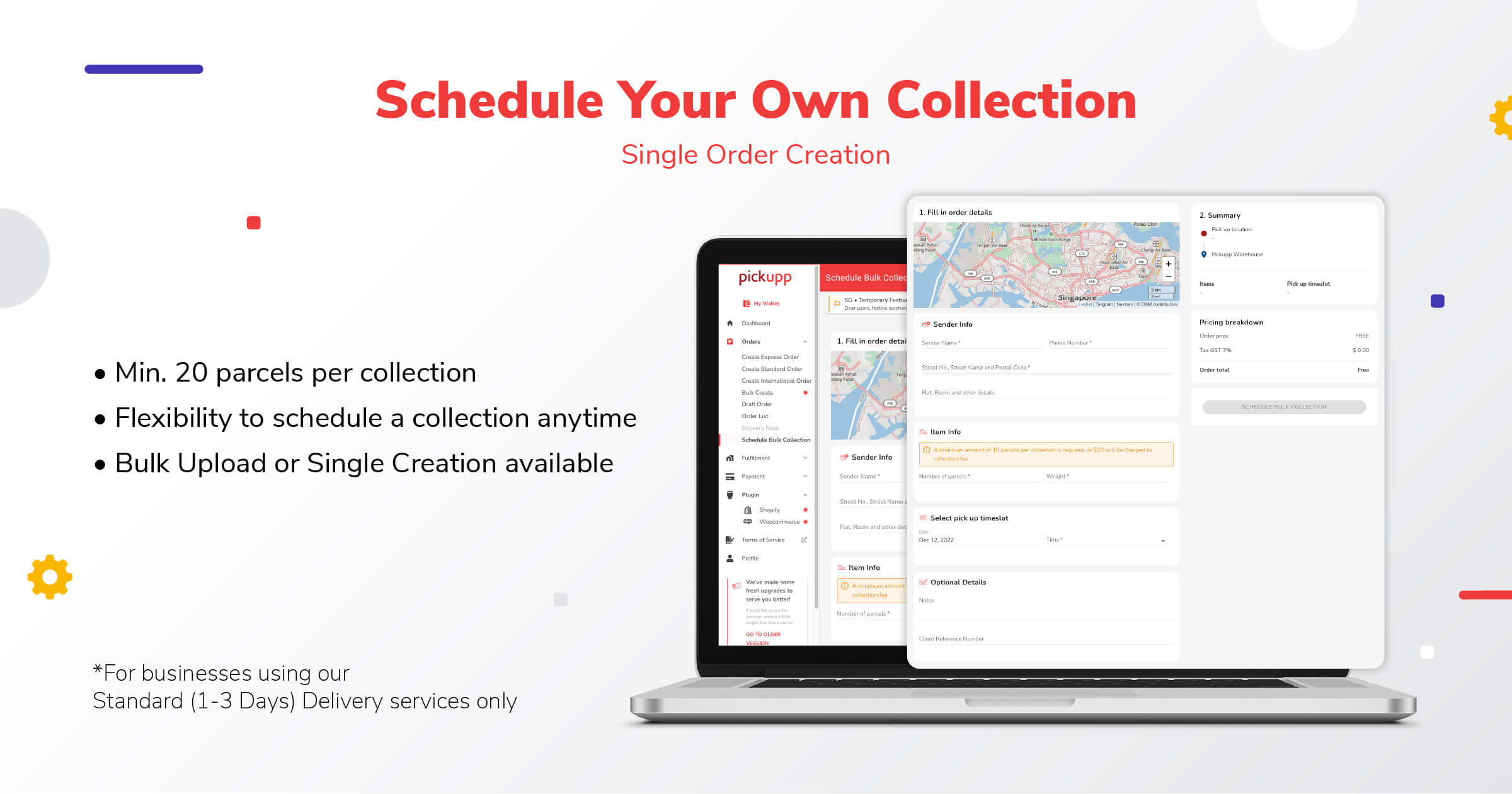 Schedule Your Own Collection & Deliver With Pickupp