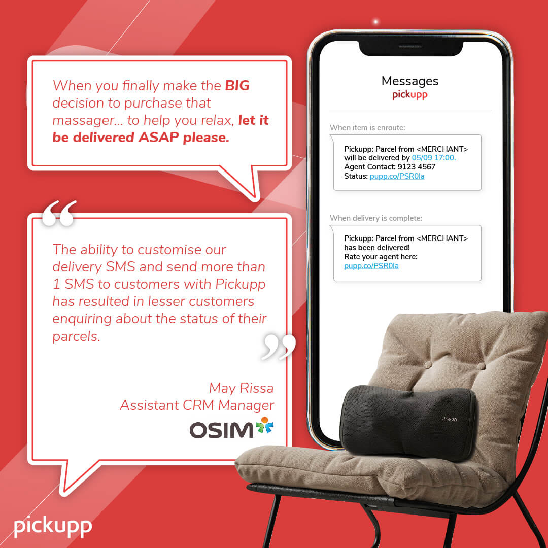 OSIM Massager Delivery