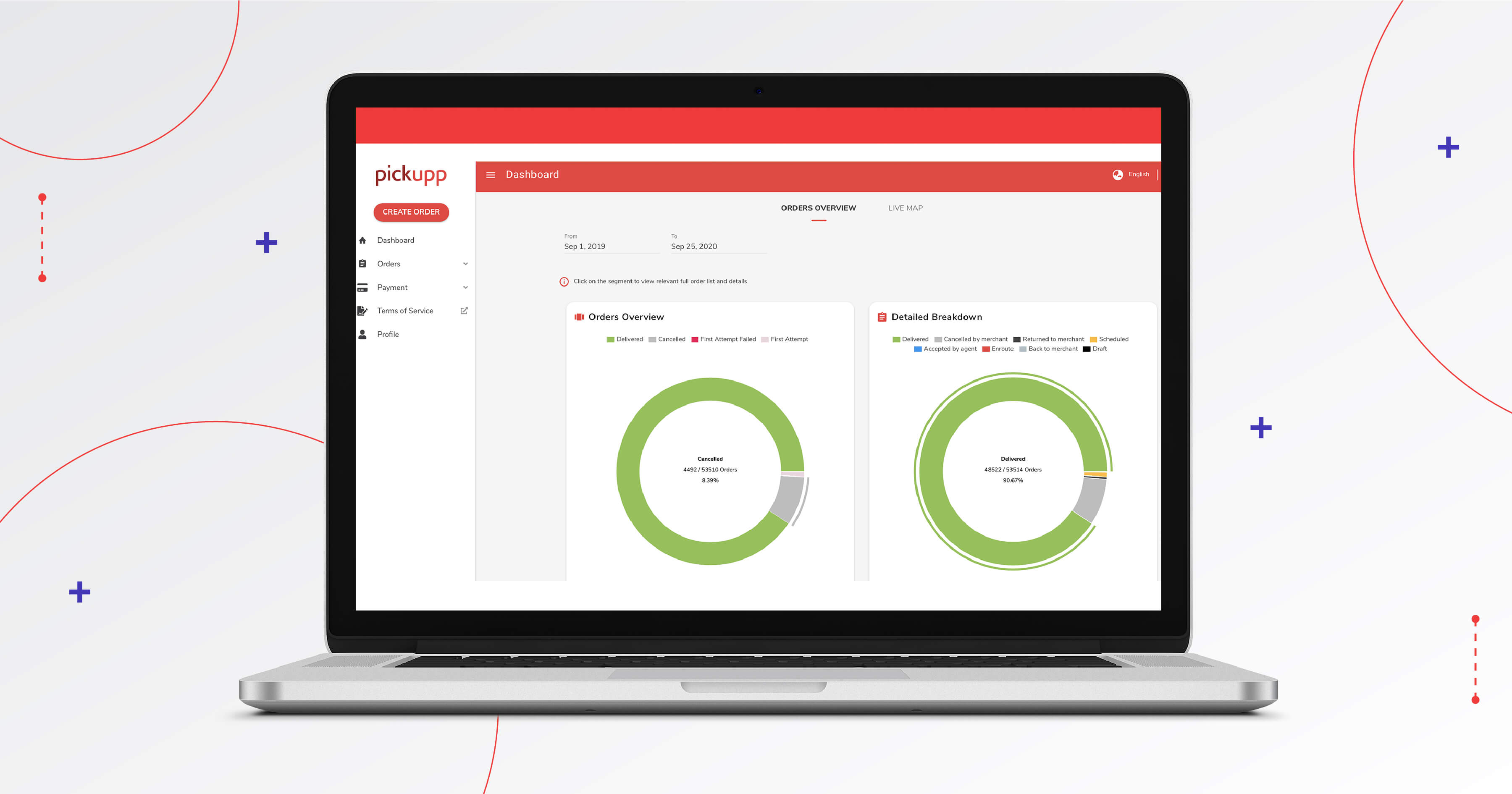 Merchant Delivery Dashboard