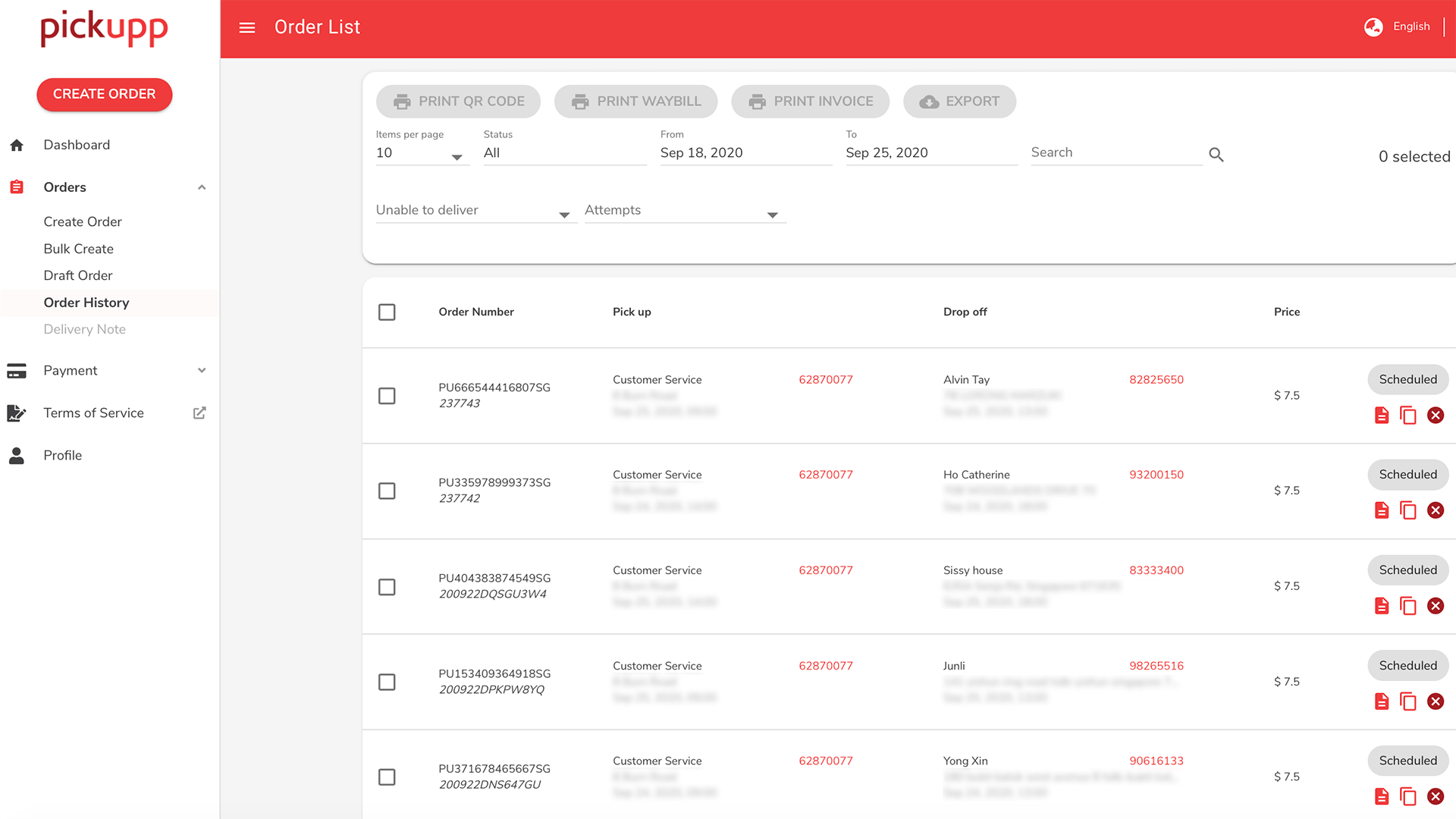 Filter and Organise Your Delivery Orders