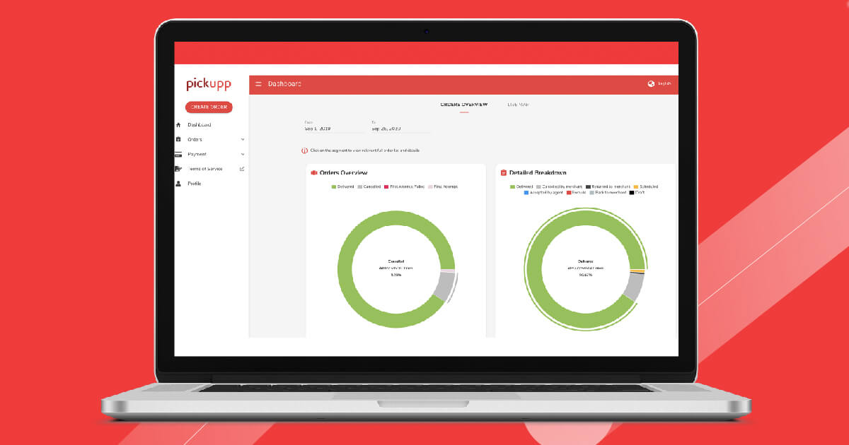 Merchant Delivery Dashboard